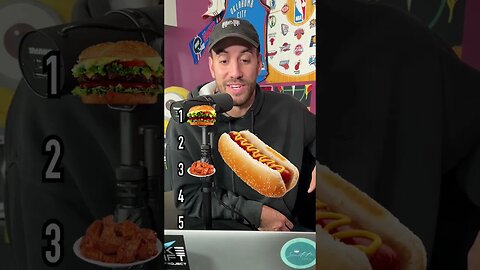 BLINDLY RANKING Foods!! How Did The List End Up?! #shorts #food