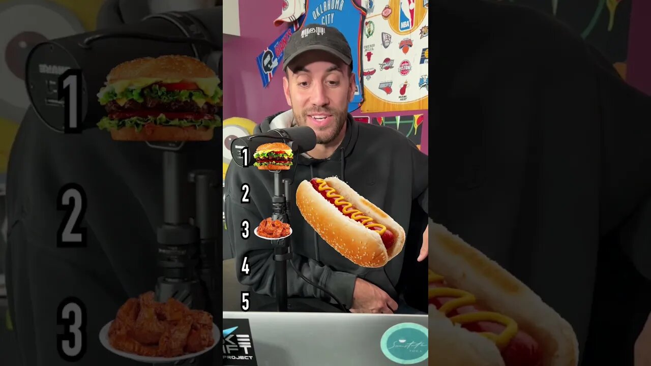 BLINDLY RANKING Foods!! How Did The List End Up?! #shorts #food