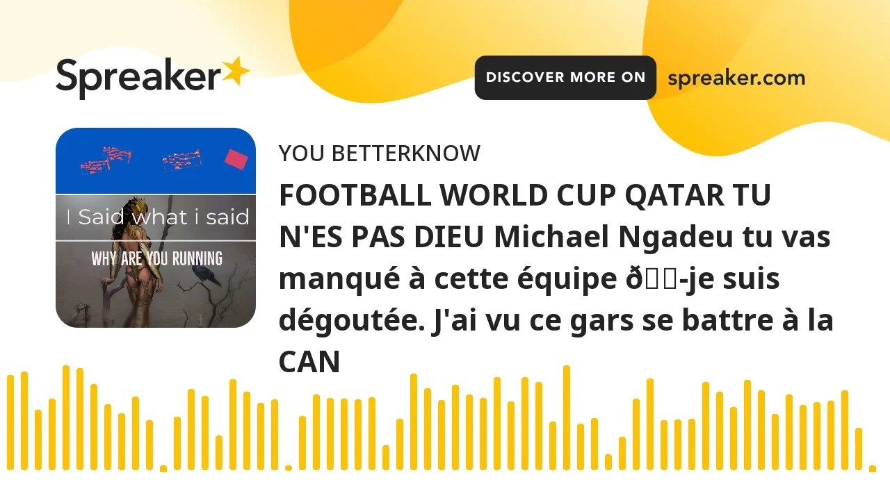 FOOTBALL WORLD CUP QATAR TU N'ES PAS DIEU Michael Ngadeu tu vas manqué à cette équipe 😭je suis dégou