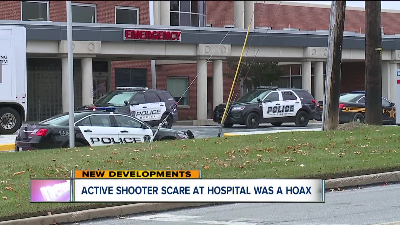 Hoax call that caused hospital lockdown released