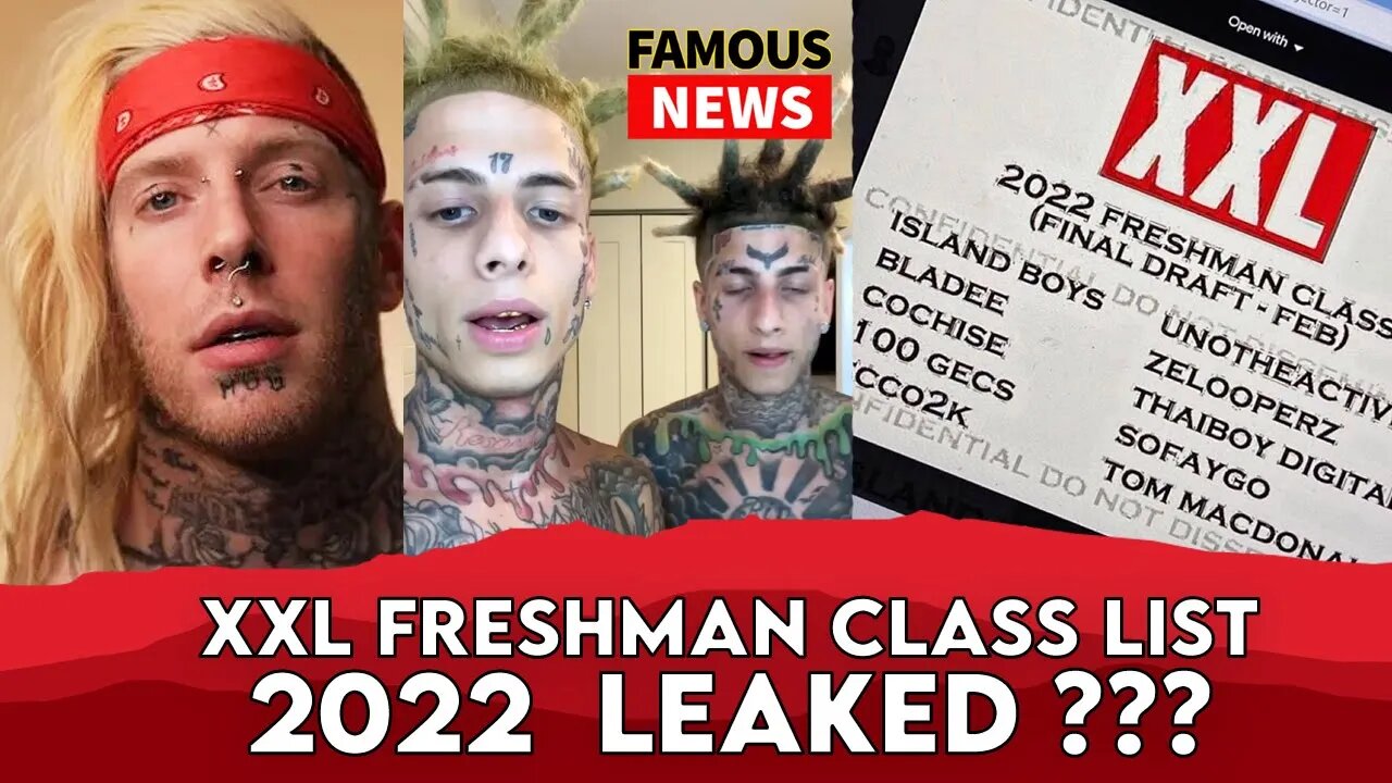 XXL Freshman List 2022 LEAKED (The Island Boys, Tom MacDonald, SoFayGo & more | Famous News