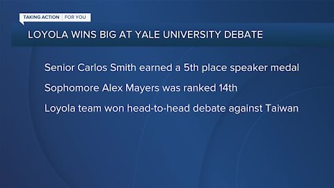 Loyola High School Wins At Yale Debate