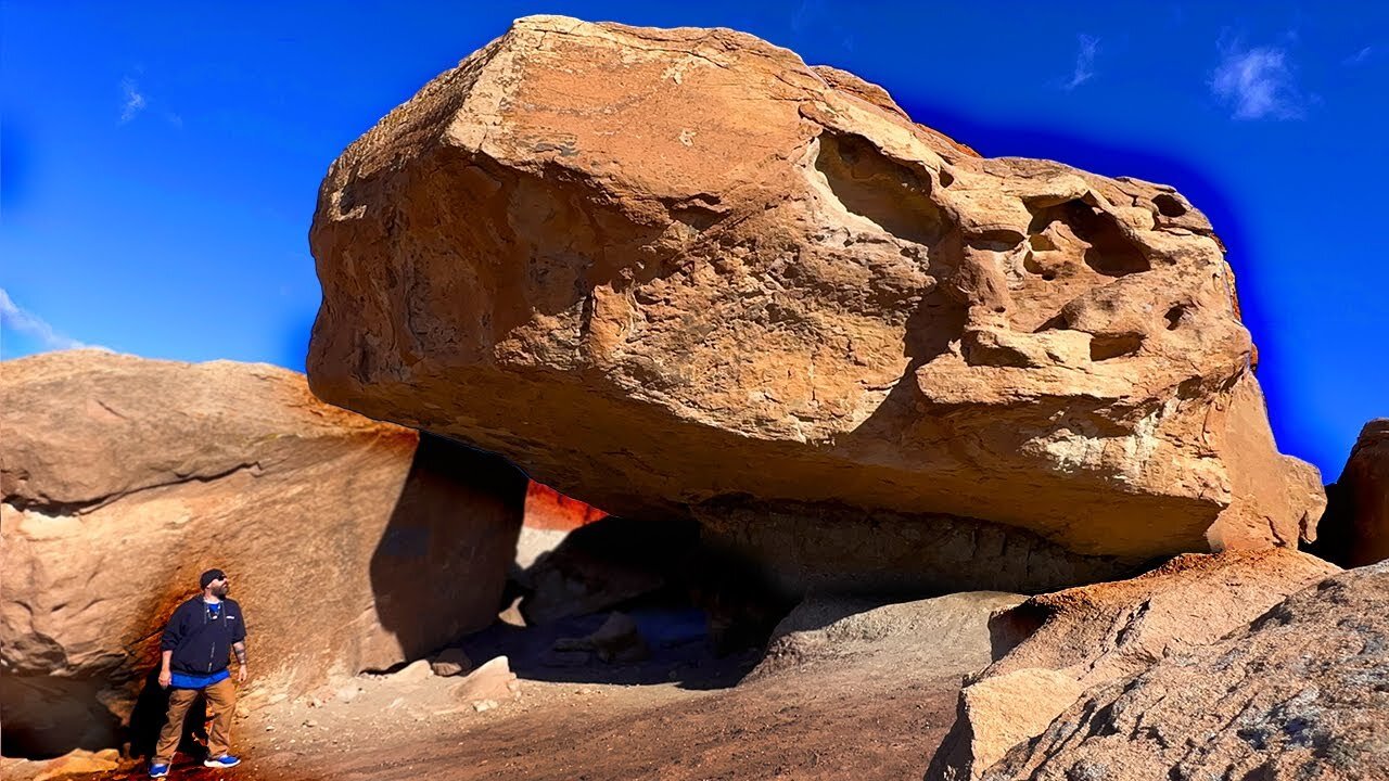 Giant Stone Serpent Skulls of the Ancient Petroglyph Canyon