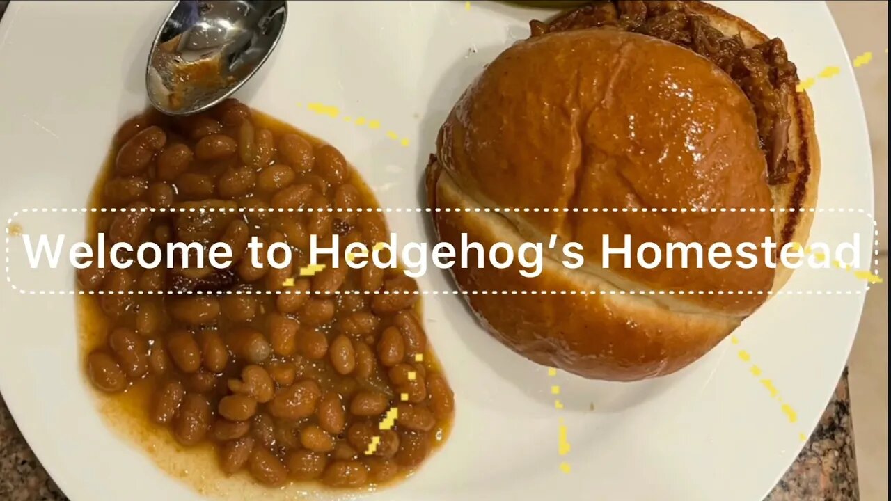 Sunday football dinner￼ Pulled Pork sandwiches The Hedgehog’s way#Wffcomorchellrnge21