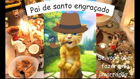 Pai de santo engraçado: Se você quer fazer uma amarração... [Frases e Poemas]