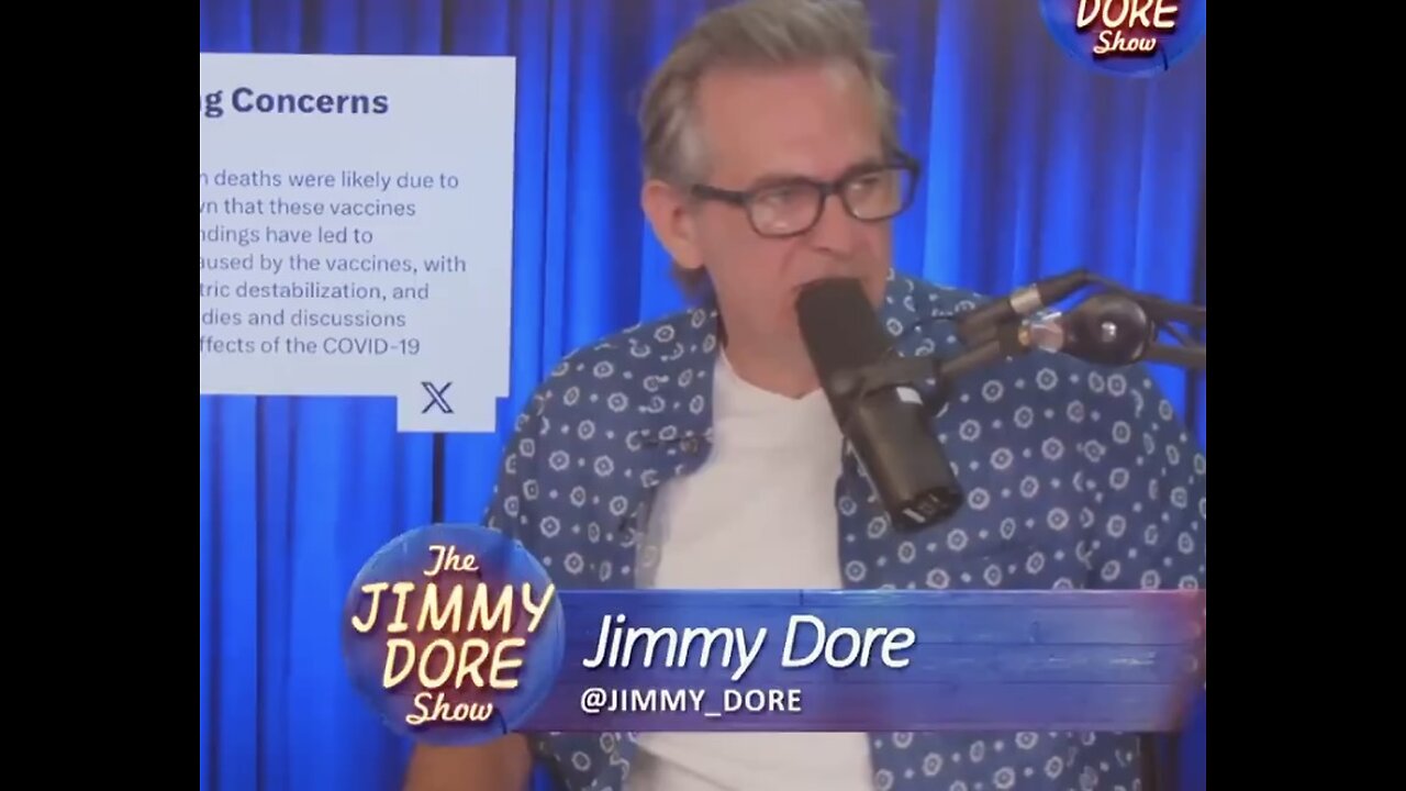 The Jimmy Dore Show : Autopsy Study 📚 Links COVID-19 mRNA Jabs To Deaths 💀