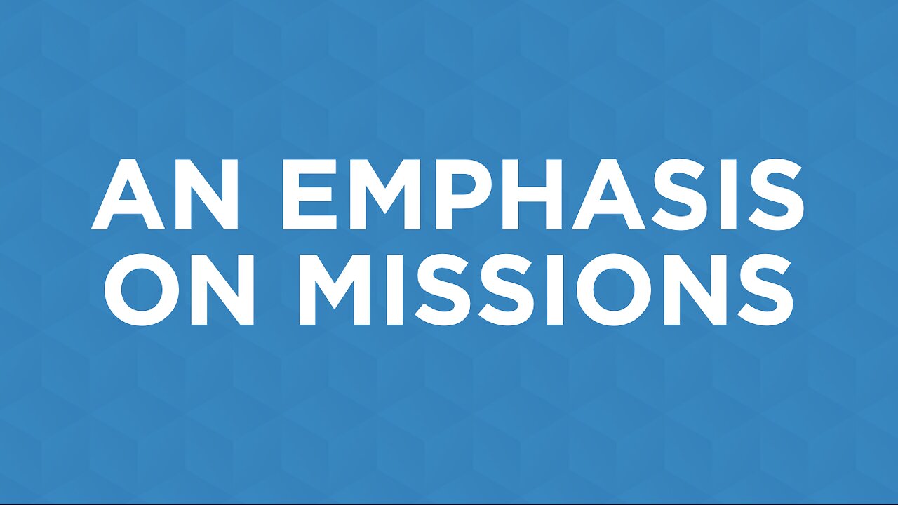 11-03-24 - An Emphasis On Missions - Andrew Stensaas