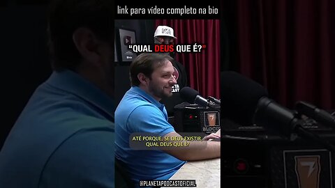 “VC TÁ RECONSIDERANDO A EXISTÊNCIA DE DEUS?” com Daniel Gontijo | Planeta Podcast #shorts