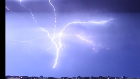 Strange Phenomenon Upward Moving Lightning Thunder -Caught on Camera.