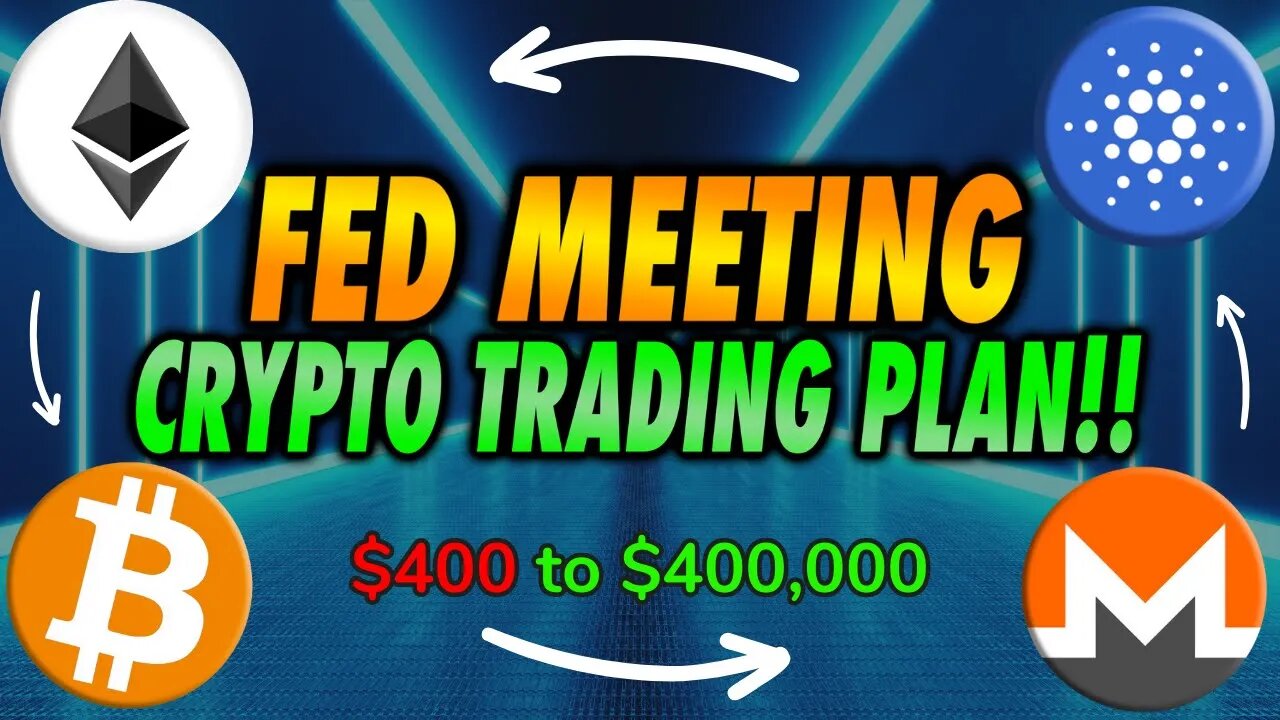 Bitcoin & Ethereum Trading Plan For FOMC! Don't Get Trapped!