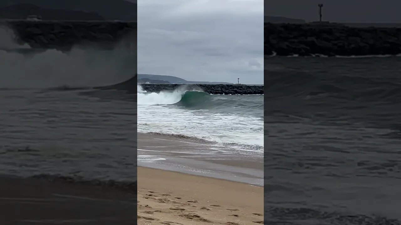 The Wedge at Balboa Peninsula in California #surfing #california #thewedge