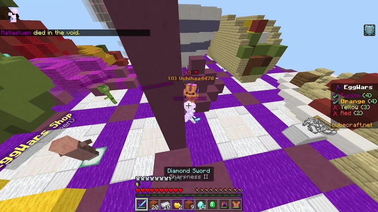 Eggwars Quartet Cubecraft | saved a homie from ganking