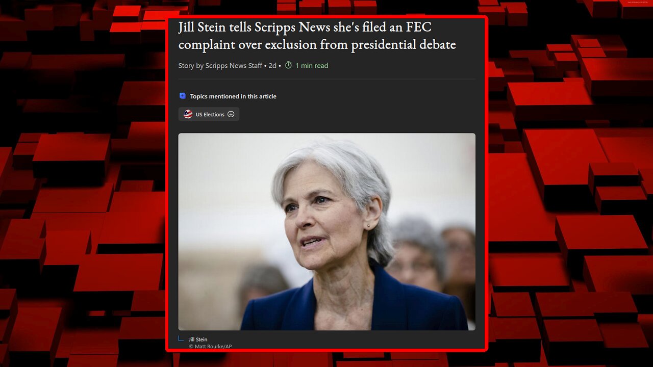 Jill Stein Files FEC Complaint Over CNN Presidential Debate