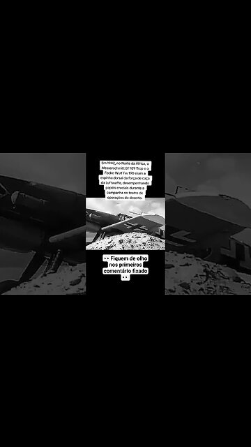 Domínio Aéreo no Deserto: Bf 109 Trop e Fw 190 🛩️ Luftwaffe em 1942 na África #guerra #war #ww2