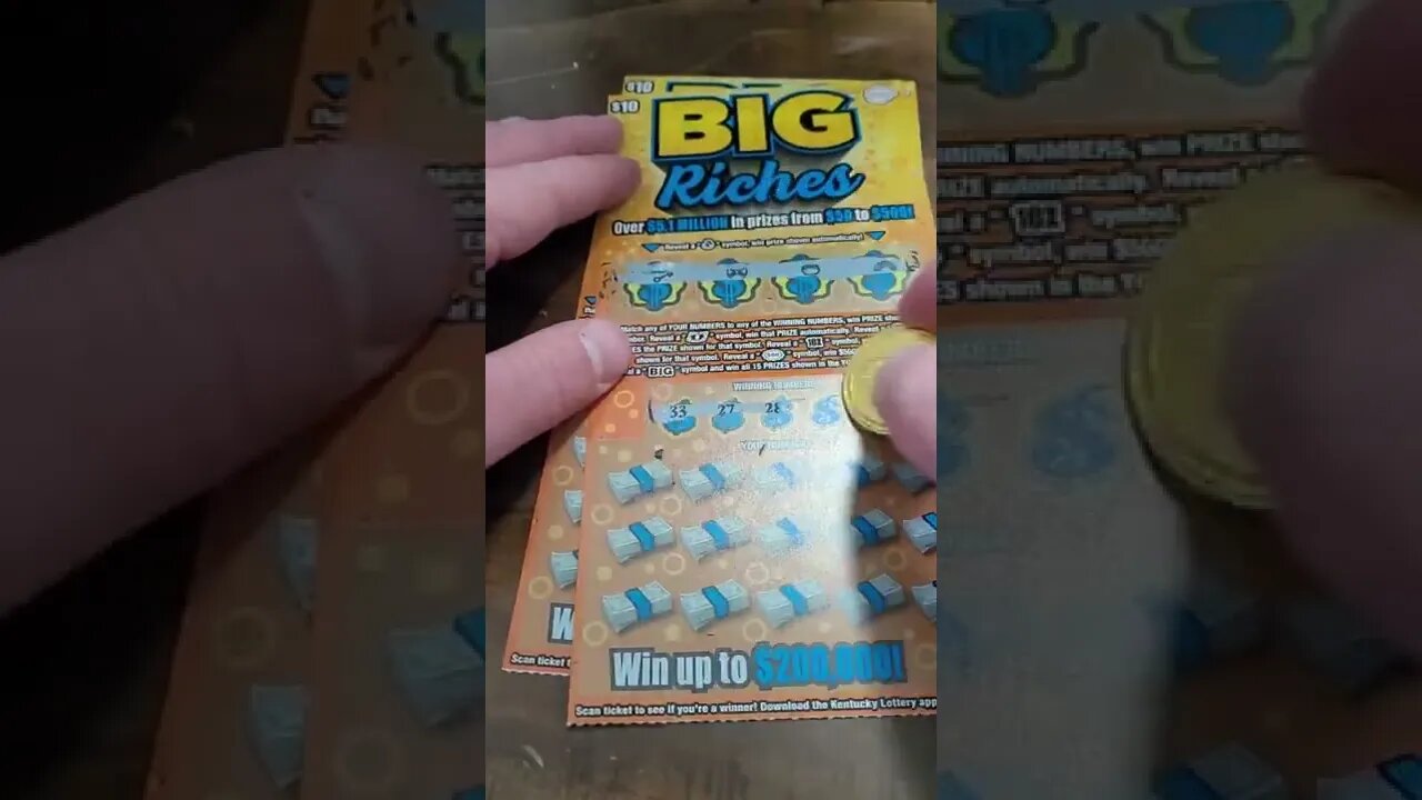 Kentucky Scratch Off Tickets Big Riches!