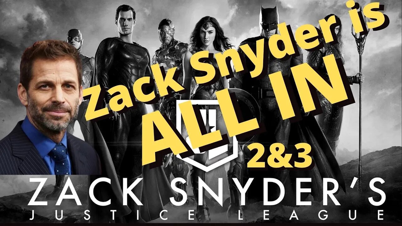 Zack Snyder is ALL in on Justice League 2&3 - DCEU UPDATE!!