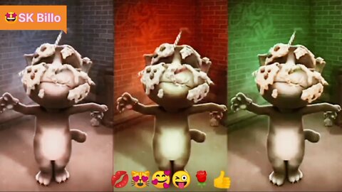 My Talking Tom Comedy 🍰Tom Billu Eating Cake like Sk billu