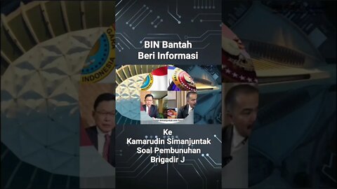 BIN Bantah Beri Informasi pada #kamarudinsimanjuntak #pembunuhanberencana #brigadirj