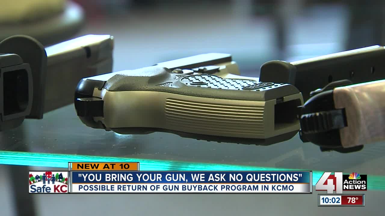 Possible return of gun buyback program in KCMO