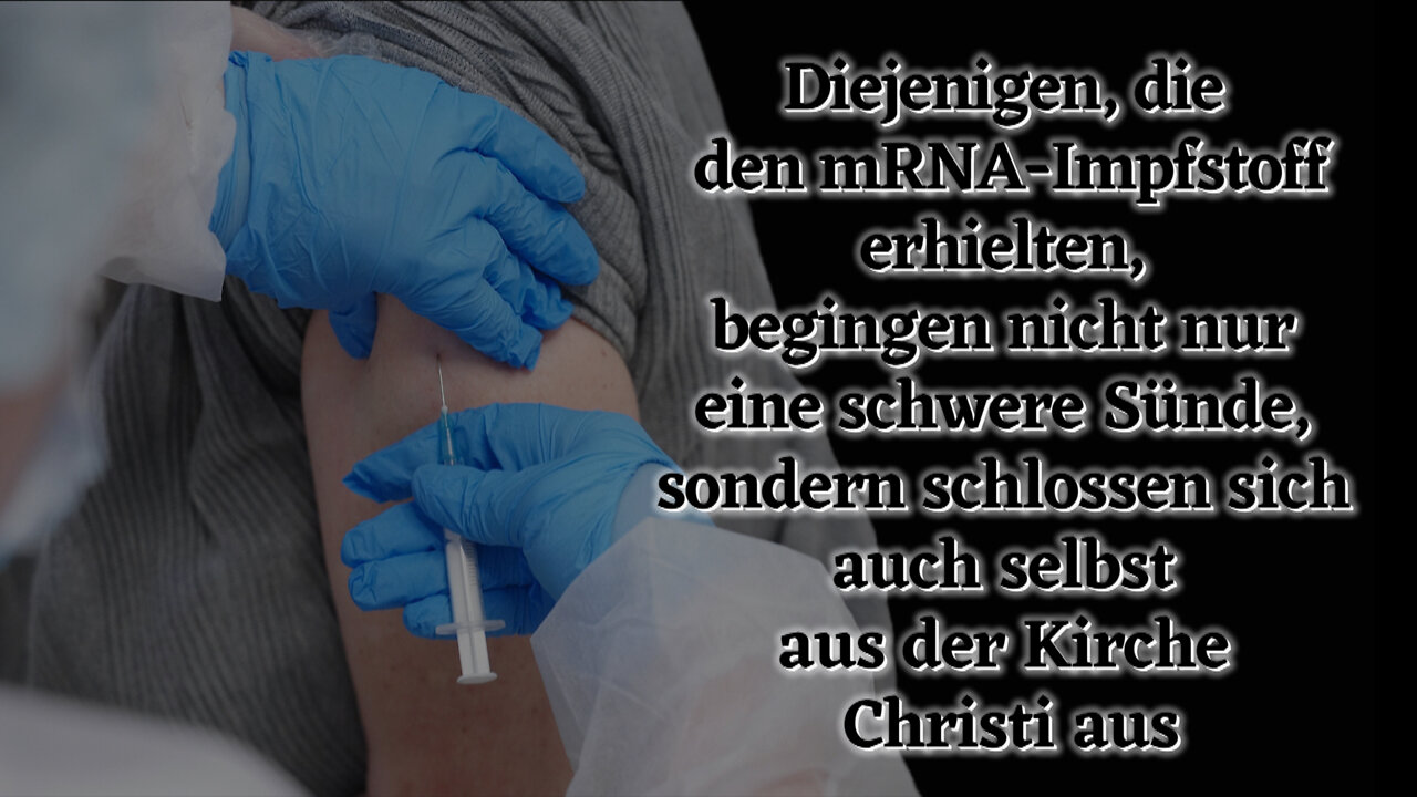 BKP: Diejenigen, die den mRNA-Impfstoff erhielten, begingen nicht nur eine schwere Sünde, sondern schlossen sich auch selbst aus der Kirche Christi aus. Was ist zu tun? Siebenjährige Buße.