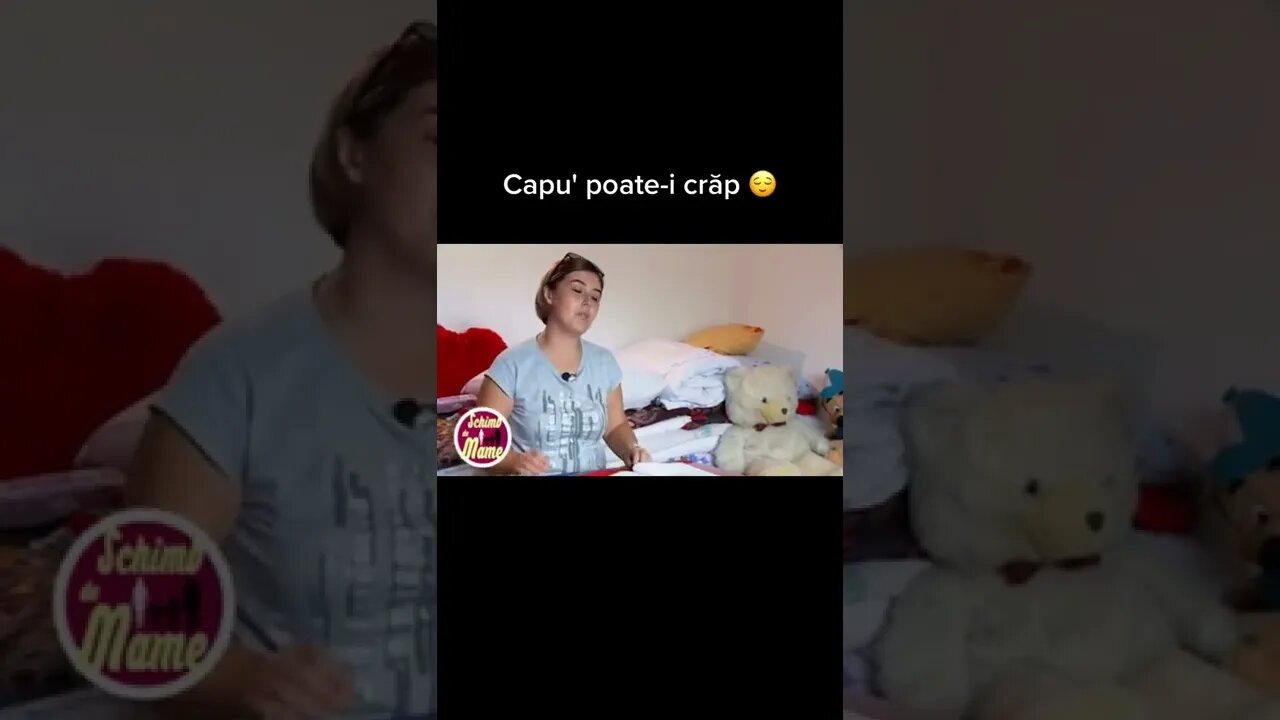 Capu' poate-i crăp 🤣 #shorts