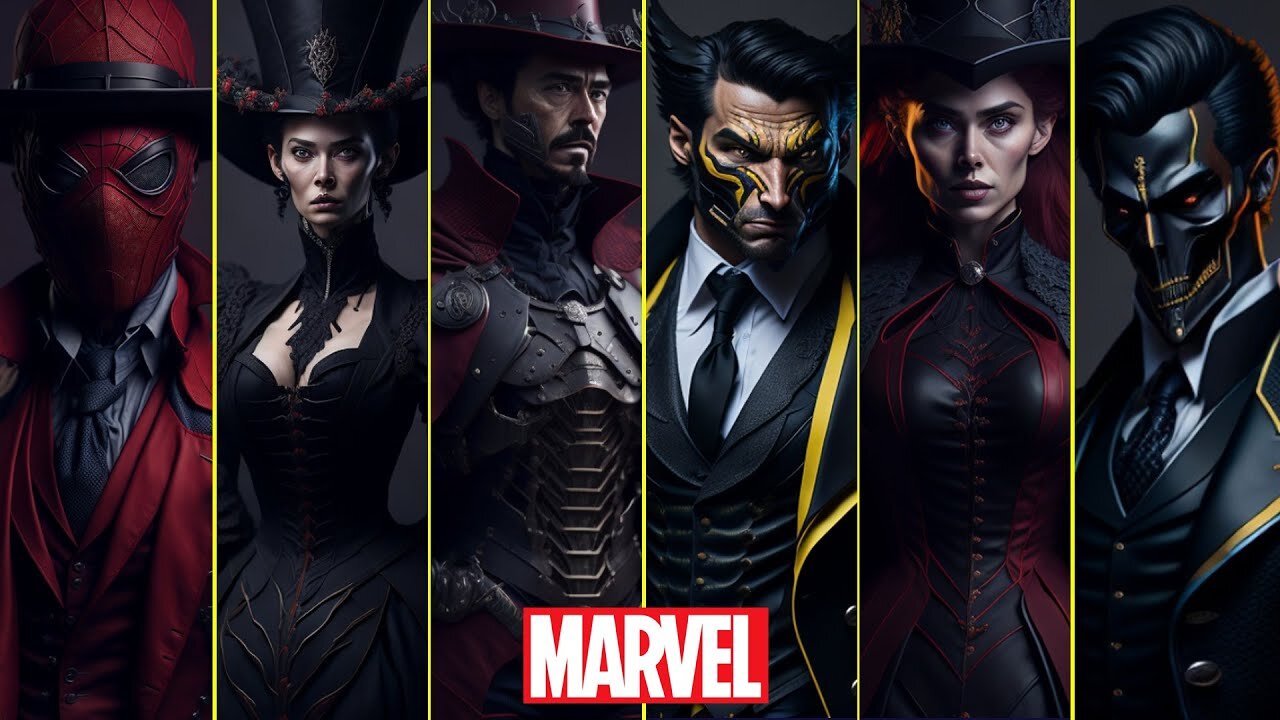 What If Marvel Heroes Were In Victorian Era (1831-1901)