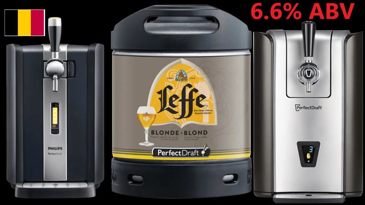 Philips PerfectDraft Pro Leffe Blonde 6L Keg 6.6% ABV Abbey Beer Revisited