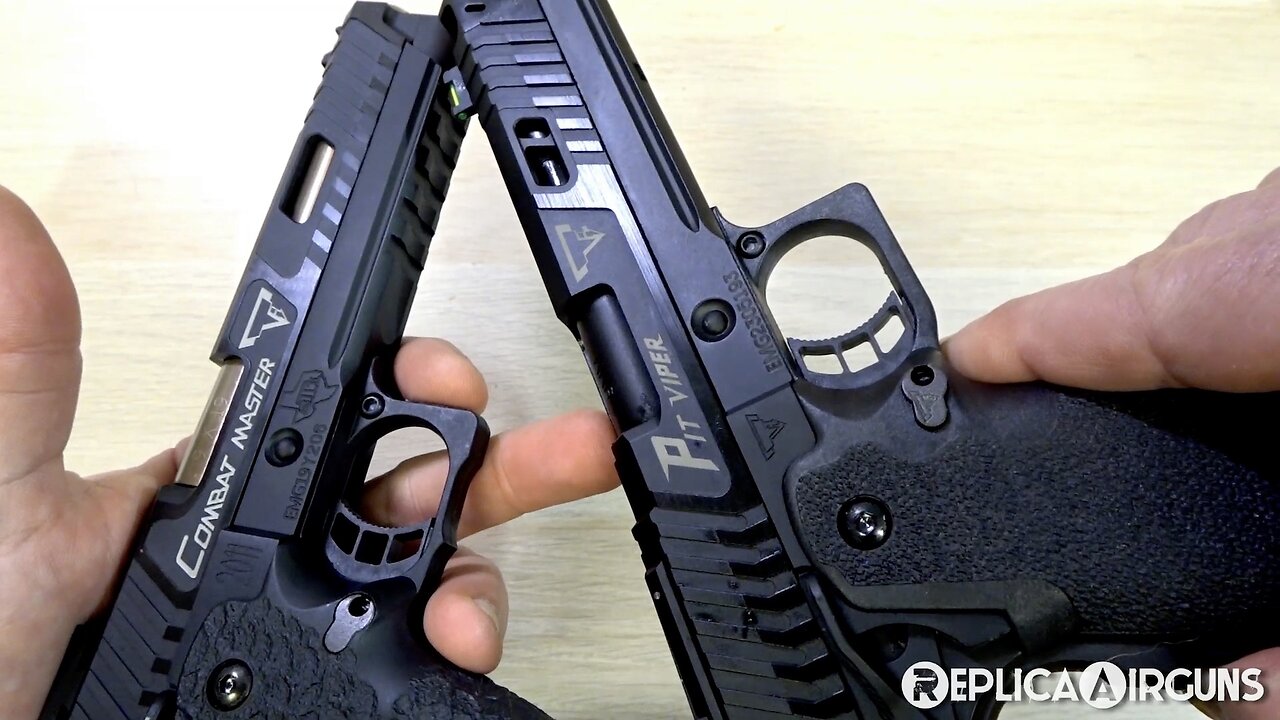 EMG TTI Pit Viper JW4 2011 GBB CO2 Airsoft Pistol Table Top Review.