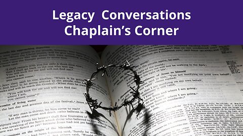 Chaplain's Corner - Zane Beswick - Army Chef - Surviving a Car Crash Through Mercy