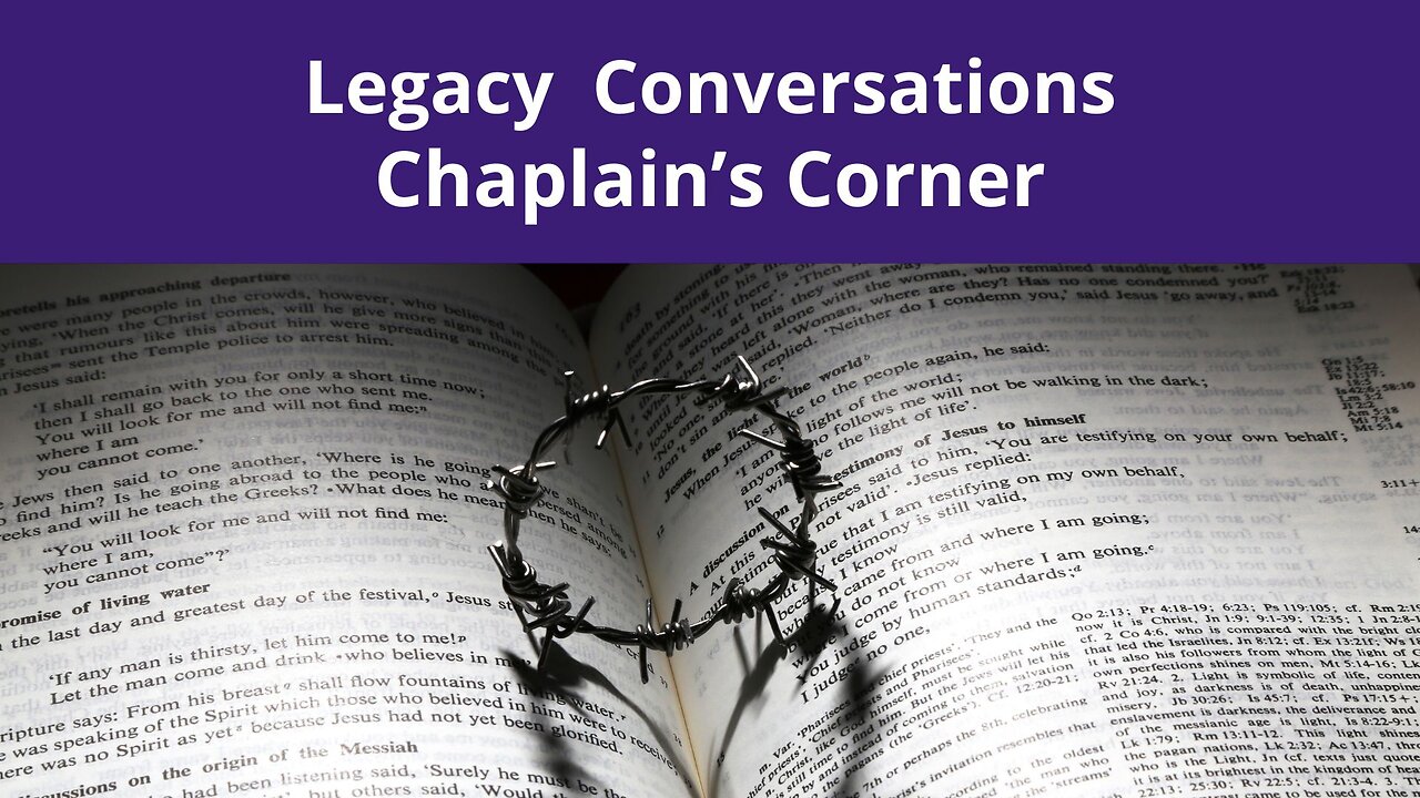 Chaplain's Corner - Zane Beswick - Army Chef - Surviving a Car Crash Through Mercy