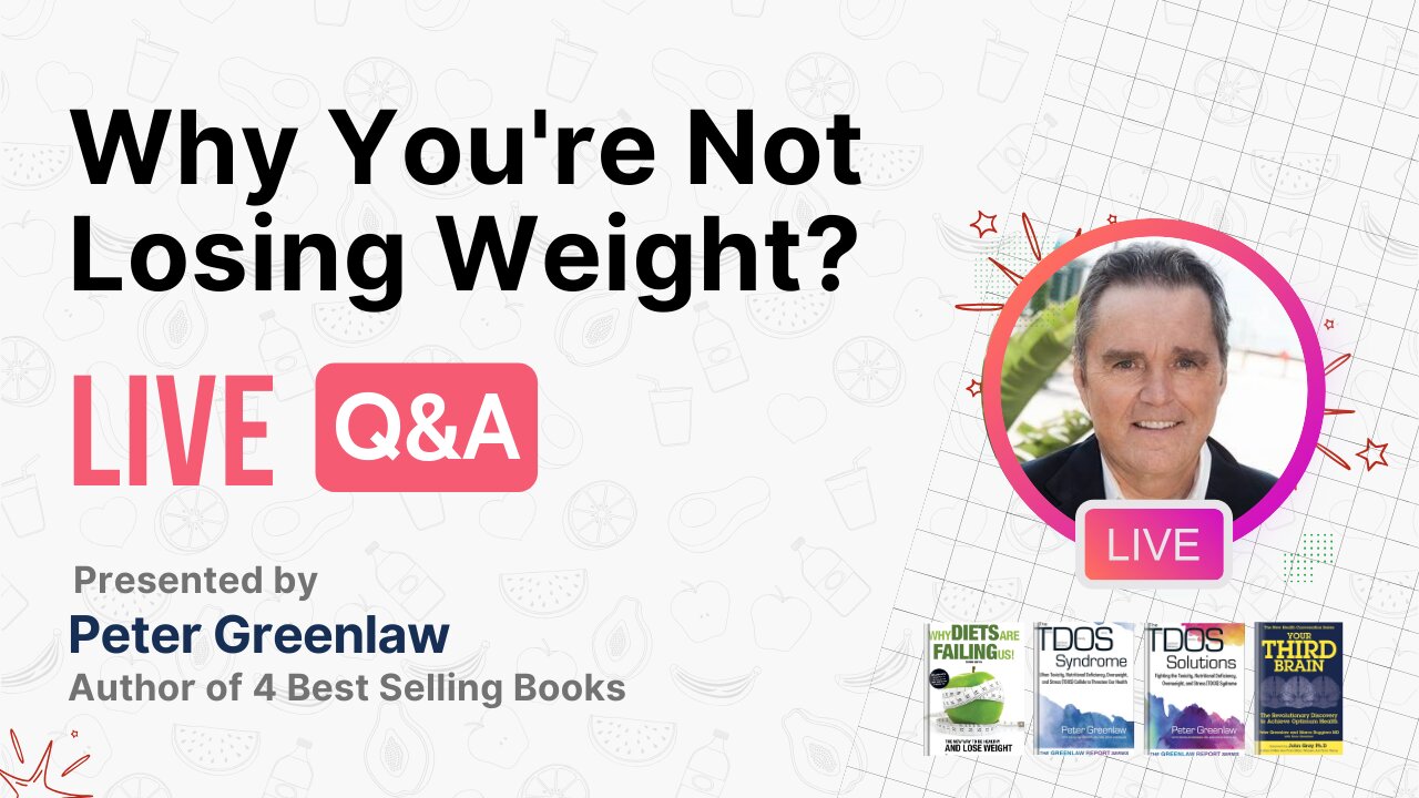 Why You're Not Losing Weight? LIVE Q&A Session | Peter Greenlaw | R2M Protocol