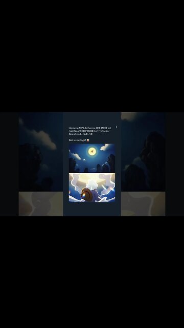 L’épisode 1072 de l’anime ONE PIECE est maintenant DISPONIBLE en France sur Crunchyroll et Adn !