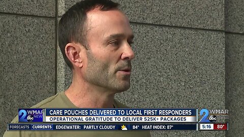 Care pouches delivered to local first responders