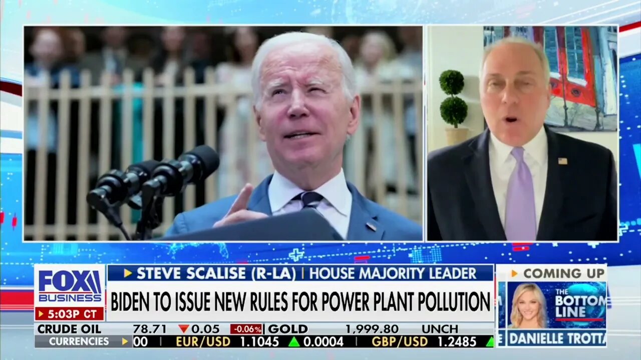 Rep. Scalise SLAMS The Biden Admin For Their Climate Hypocrisy