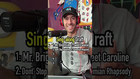 The SING-ALONG DRAFT!! Jake Miller vs. The Makeshift Project! Who Wins?! #shorts