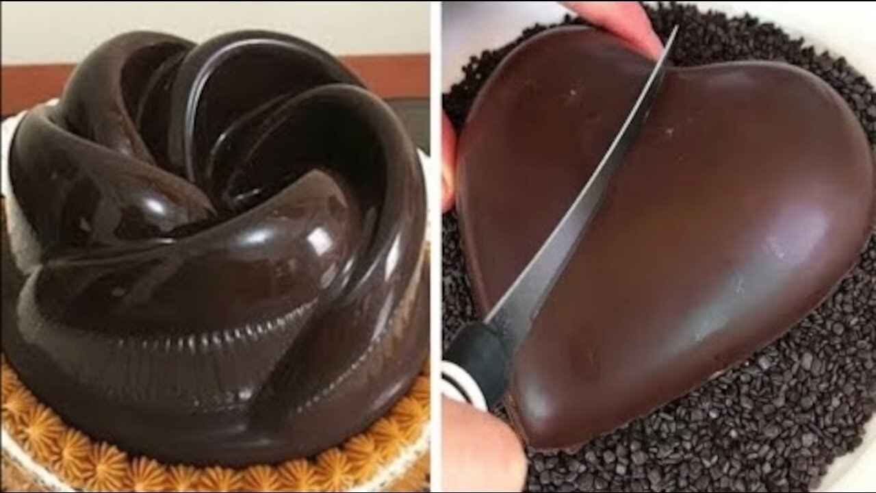 10+ So Yummy Heart Chocolate Cake | DIY Cake Decorating Ideas For Birthday 2021.