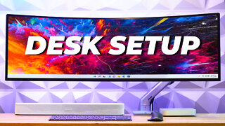 I Built the CLEANEST Desk Setup in The World!