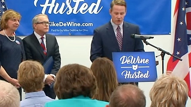 Husted and DeWine join forces in race for Ohio governor