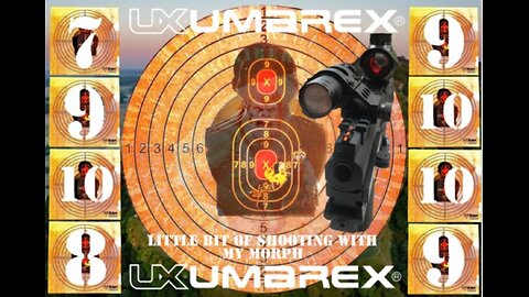 Little bit of shooting with my Umarex Morph 3X