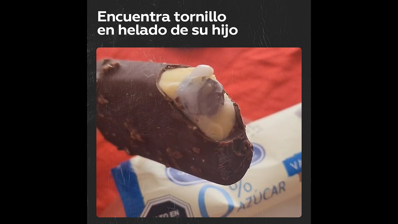 🍦Tremenda sorpresa… Encuentra un tornillo en el helado de su hijo