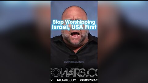 Alex Jones: Stop Worshipping Israel, They View USA as Their Dumping Ground - 11/15/23