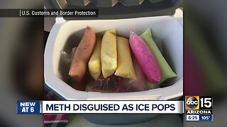 Pair caught with meth disguised as ice pops