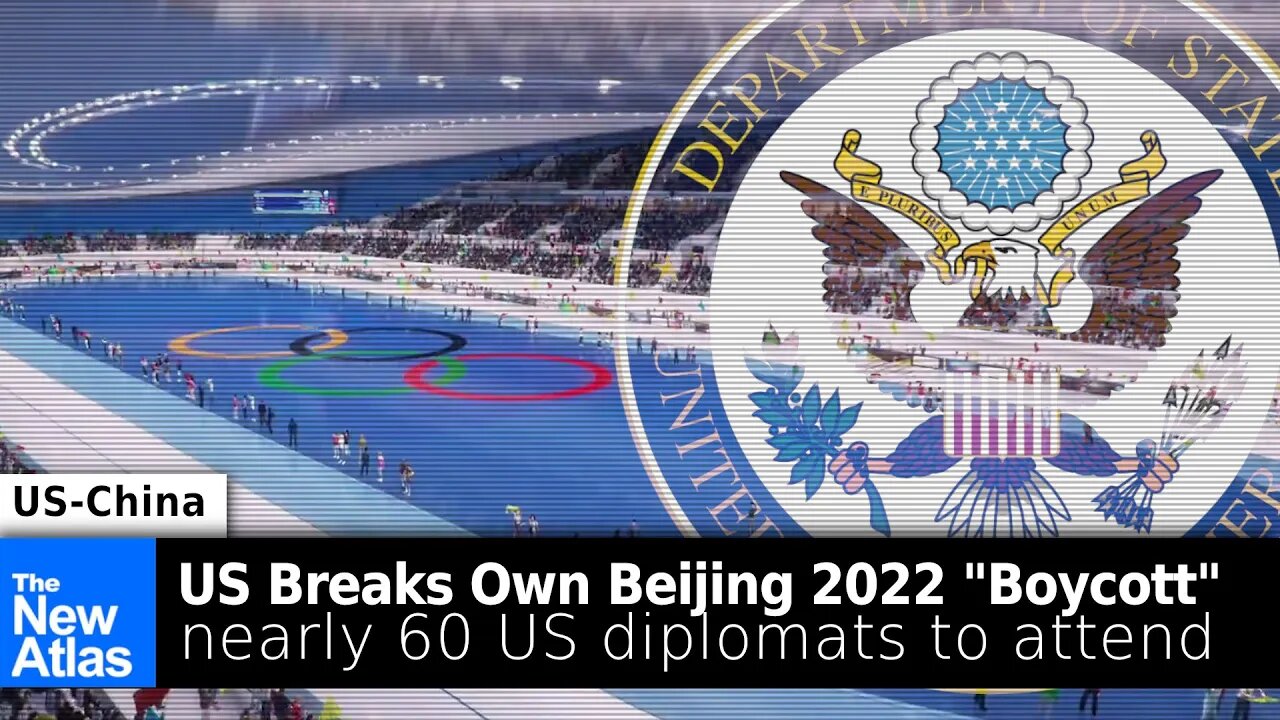 US Breaks Own"Diplomatic Boycott" of 2022 Beijing Olympics - Up to 60 US Diplomats to Attend