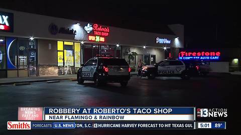 Robbery at Roberto's Taco Shop