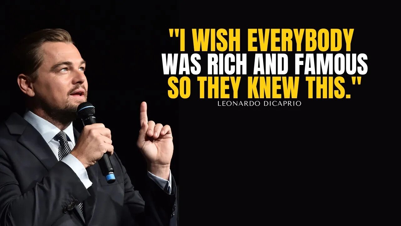 Leonardo DiCaprio's Speech Will Leave You SPEECHLESS — Best Life Advice