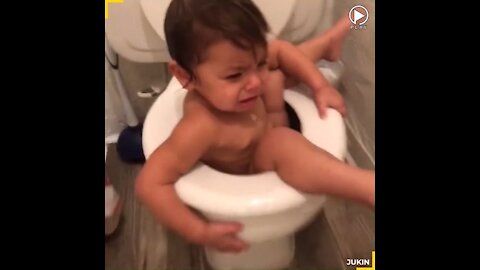 Children's funny saturation videos comedy try to not launch