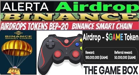 [ Airdrop GameBox NetWork ] Ganhe 100 Milhões Token GAME | 50 Milhões GAME por Ref. | Distrib 18/Jun
