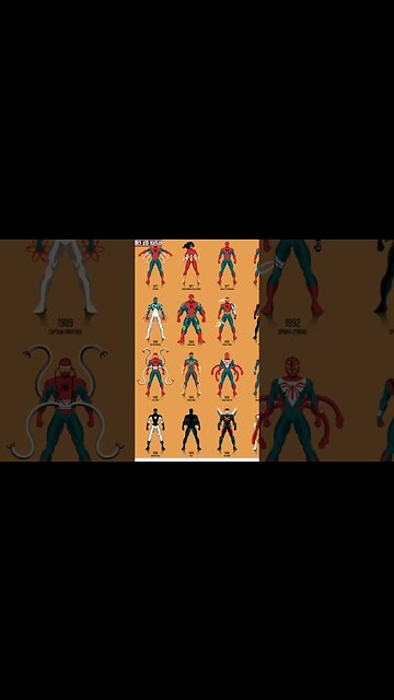 Homem Aranha Trajes - 1962 - 1998 (Pt.01)