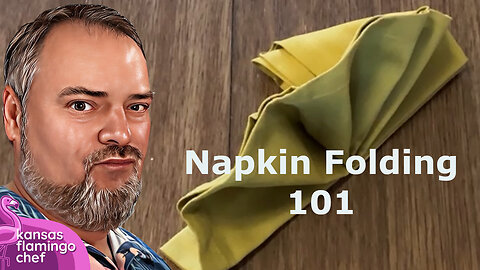 Napkin Folding 101 - Fan(shell) and Simple Tent