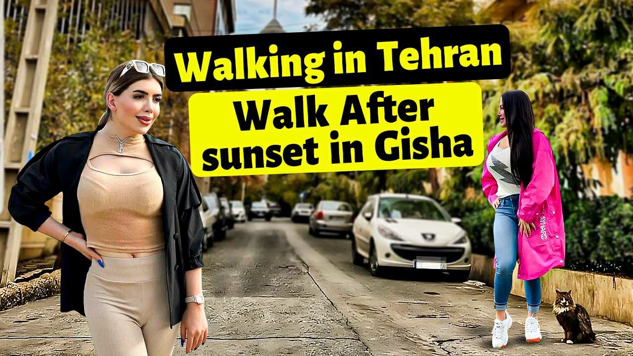 IRAN Walking Tour Tehran 2023 | Walking Gisha 4K
